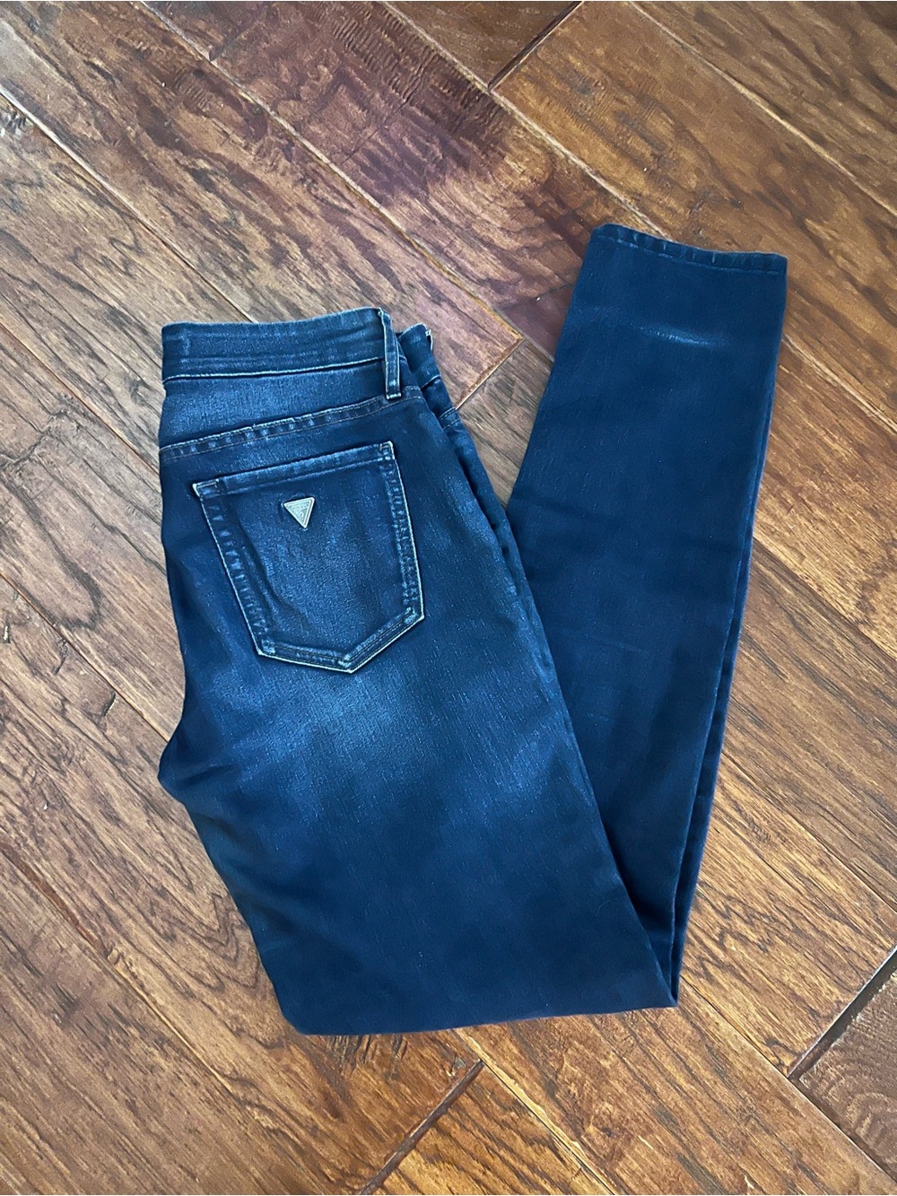 Guess Women's Navy Skinny Jeans - Classic Stretch Denim